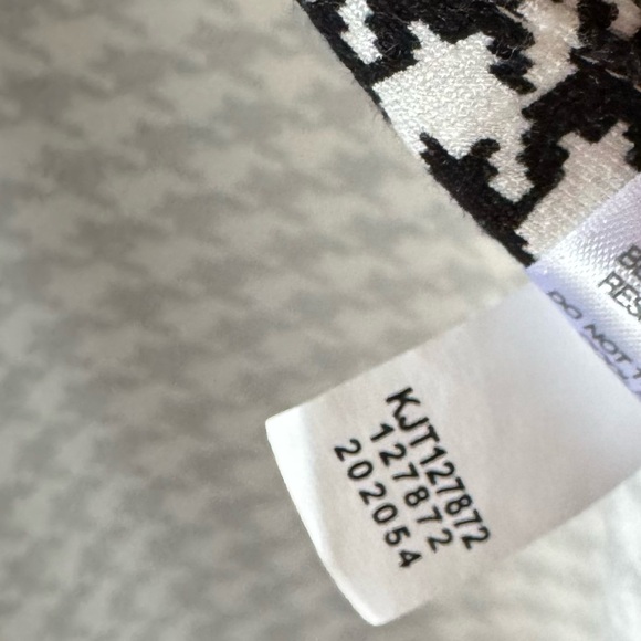 J Jill Wearever Collection Petites Houndstooth Open Front Cardigan Sweater PS SP - Picture 6 of 6